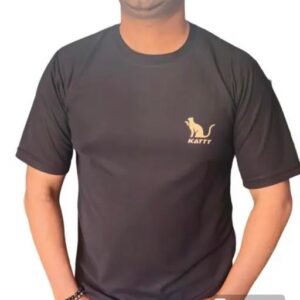 Private Label Trendy Mens Round neck T Shirts  Colour Black Size M