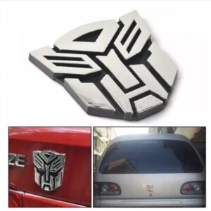 LAVITRA Emblem for Car AND Bike  Silver