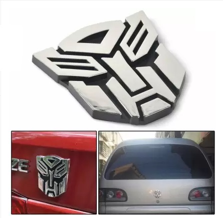 LAVITRA Emblem for Car AND Bike  Silver