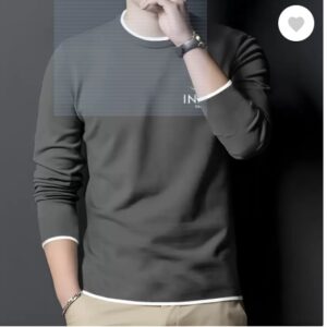 Private Label  T Shirt Coliur  Silver  Size L