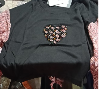 Tiya Girls Top Colour Black Size 13 And 14 years