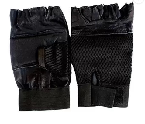 5 Weight lifting Gym Hand Gloves Gym And Fitness Gloves  Black