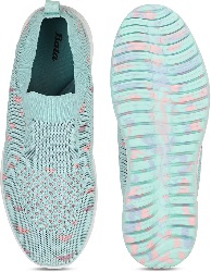 Bata Slip On Walking Shoes For Girls Blue Size 2