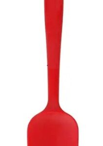Non stick Heat Resistant Large Size Silicone Spatula Scraper Spoon Non Stick Spatula Red Pack of 1