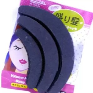 GIRIRAJ MART 3Pcs Banana Hair Puff Maker Volumizer Banana Bumpits Hair Accessory Set Black