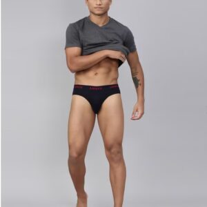 Pack of 2 Men Contoured Double Pouch Tag Free Comfort Smartskin Technology Outer Elastic Briefs Size S