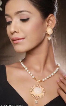 Alloy Gold plated Gold Jewel Set