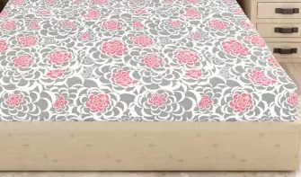 Private Label Layers 148 TC Cotton King Printed Flat Bedsheet
