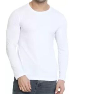 Private Label Solid Men White T Shirt Size XS