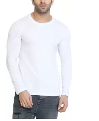 Private Label Solid Men White T Shirt Size XS