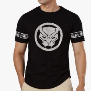Private Labelhe Souled Store Black Panther Loyalty Men s Boys Round Neck Graphic