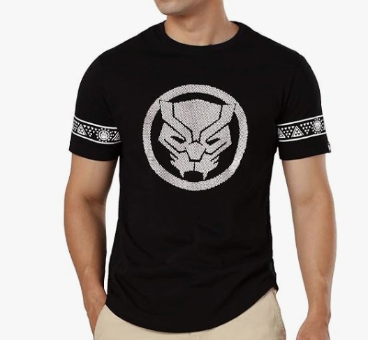 Private Labelhe Souled Store Black Panther Loyalty Men s Boys Round Neck Graphic