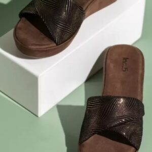Women Wedges Sandal Gold Size 8