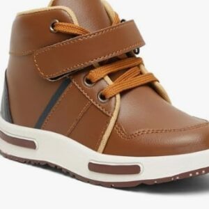 Private Label Tiny Bugs Boys Anckle Length Boots Tan TBBYBTTN0598 Size 5
