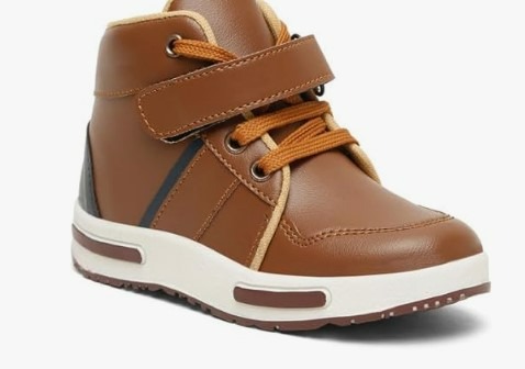 Private Label Tiny Bugs Boys Anckle Length Boots Tan TBBYBTTN0598 Size 5