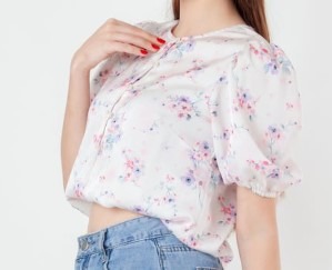 ZINK LONDON Women Floral Printed Top size M