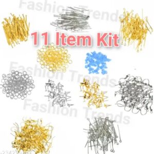 Private Label Fashion Trends Quilling And Jewellery Making Acessories For Silk Thread Jewellery Making 11 Items Kit Golden Silver