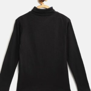 Private Label Kids Black Solid Winter Skivvy size 14 years ago