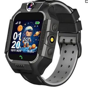 Private Label PunnkFunnk Q18 Kids Calling Smart Watch for Boys Girls
