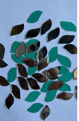 FANCY SHAPE MIRROR for lippan art mandala art