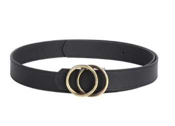 Women Belt with Push Pin Closure