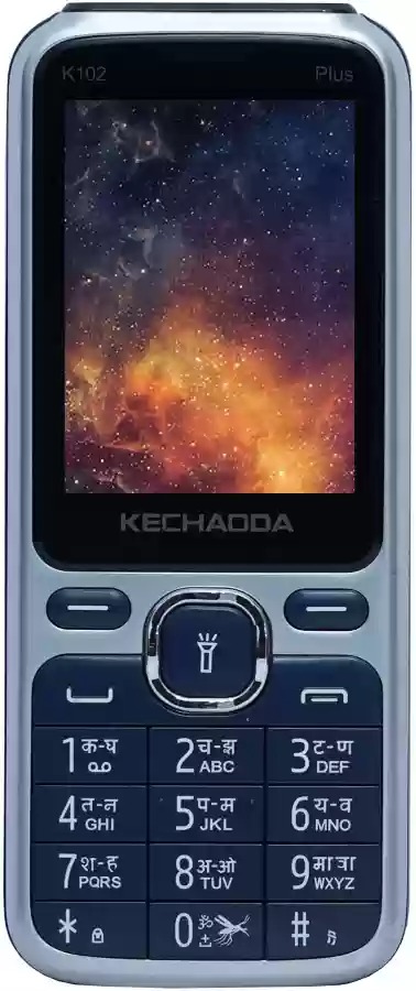 Kechaoda K102 Plus Color Blue Silver Keypad Phone 32 Mb Ram 32 Mb Rom Imei 867289022784079