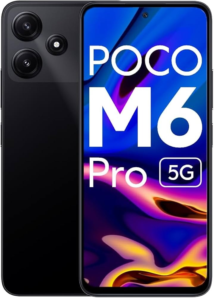 Poco M6 Pro 5G Power Black 6Gb Ram 128Gb Storage Imei No 863922064519623