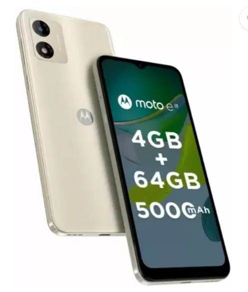 Motorola E13 4G Creamy White 64 Gb 4 Gb Ram Imei No 350092233173817