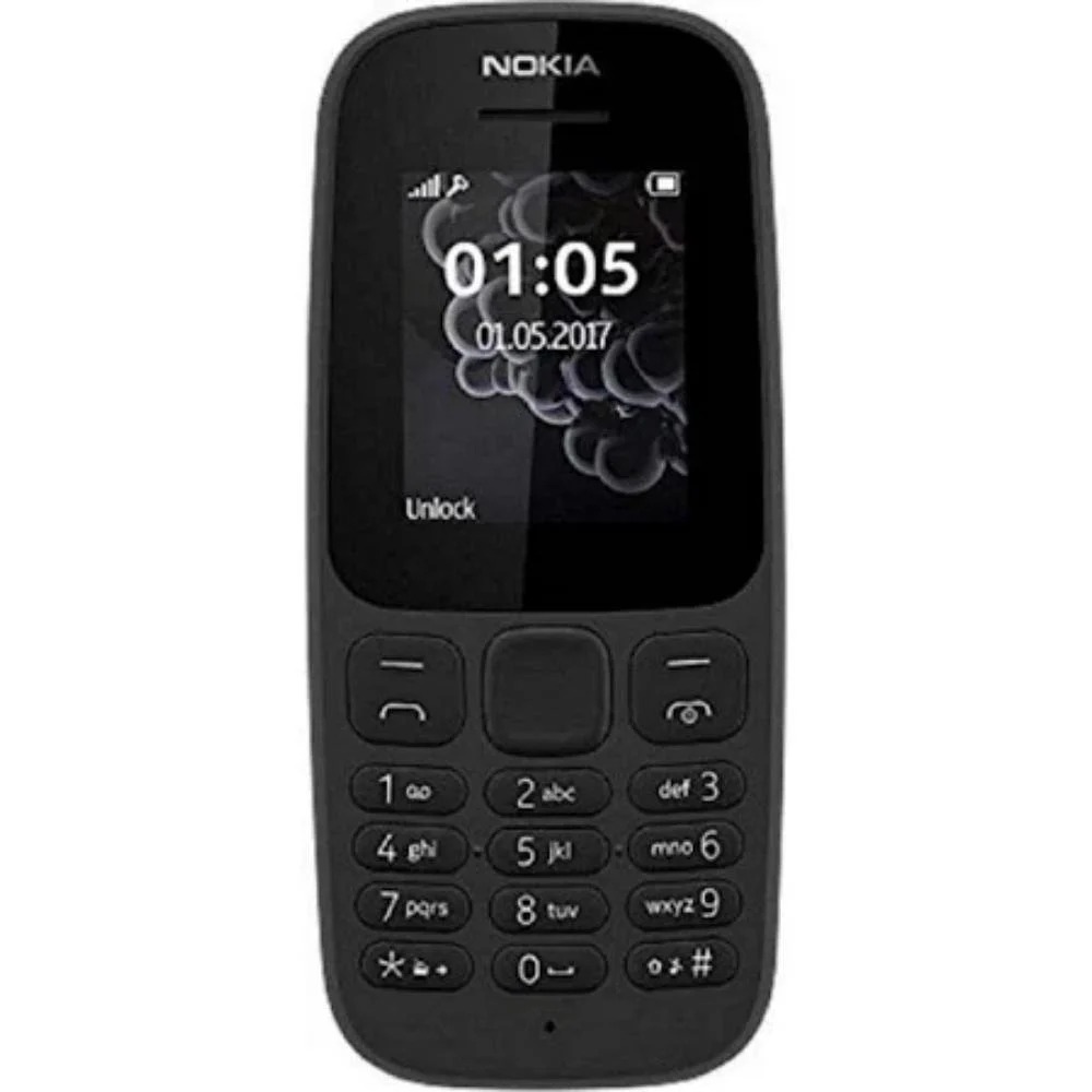 Nokia 105 Black Color Keypad Mobile Imei No 355043115429657