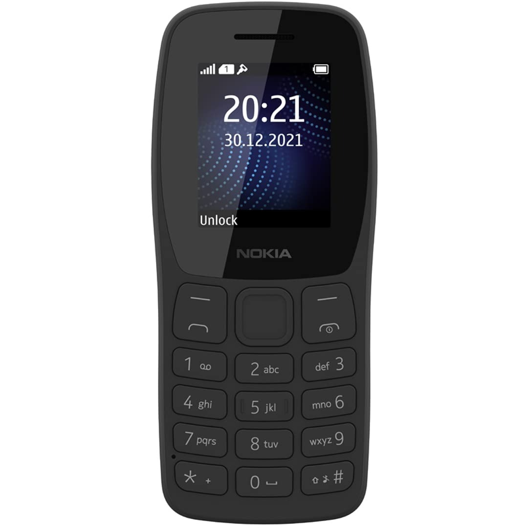 Nokia 105 Classic Feature Phone Black Without Charge Imei No 359788205679571