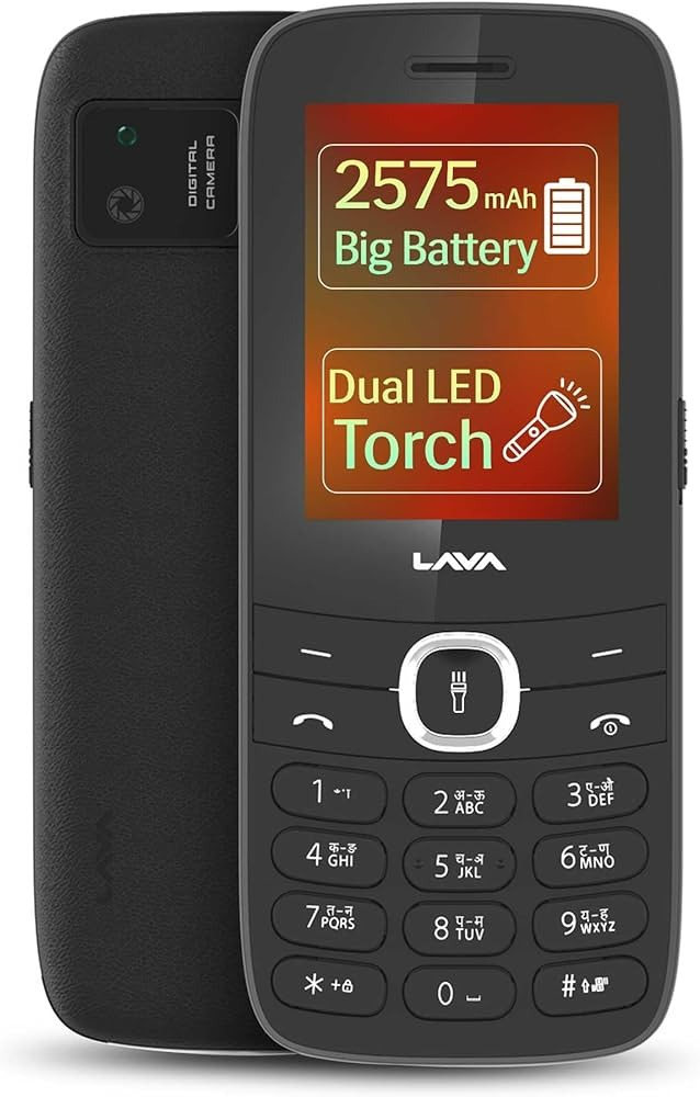 Lava A7 Torch Dual Sim Keypad Mobile Phone Black Imei No 355480682787796