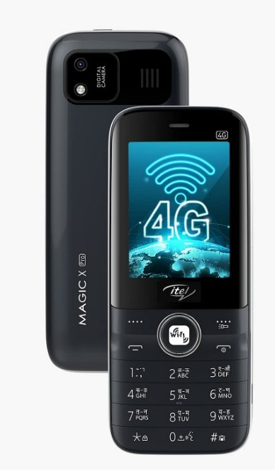 Itel Magic X Pro 4G Grey Colour Keypad Mobile Imei 358298180764282