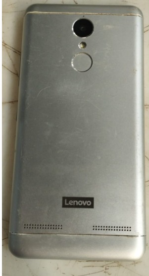 Lenovo K33A42 Silver Colour Used Unsealed Mobile 3Gb 32Gb Without Accessory Imei 864537034898763