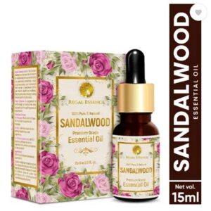 Regal Essence Sandalwood Essential Oil Skin Face Best Therapeutic Aromatherapy 15Ml