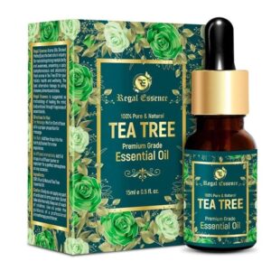 Regal Essence Tea Tree Essential Oil For Hair Face Acne Care 15Ml