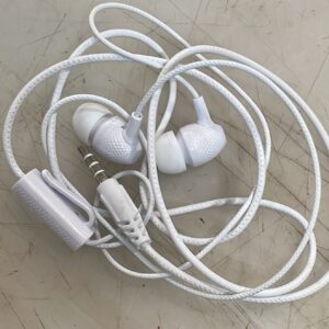 White Color Wired Earphone