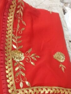 Red Colour Saree Or Women