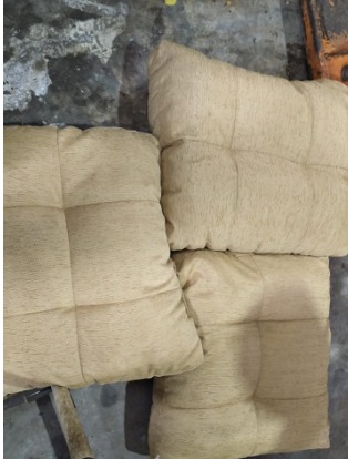 Sofa Cushion Cream Colour Set Of 3
