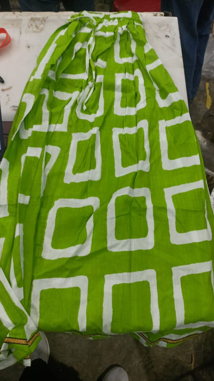 Women Palazzo Green Colour Size Xl