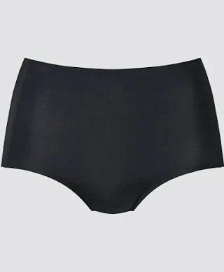 Airism Seamless Shorts Just Waist Black Colour Size L