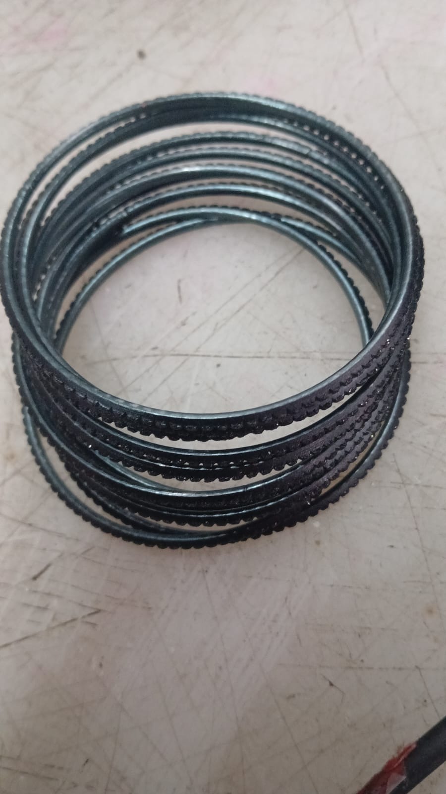 Bangles For Women Color Black Size 2 Point 4