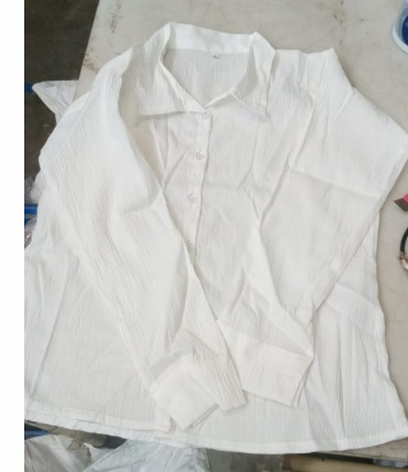 Womens White Cotton Shirt Size S