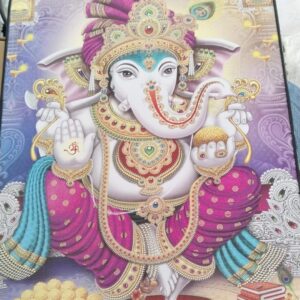 Lord Ganesh Wall Painting Size 10 X 14 Inch