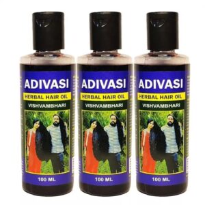 Adivasi Herbal Hair Oil 100Ml Pack Of 3