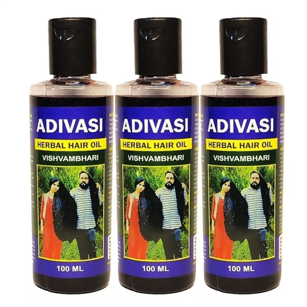 Adivasi Herbal Hair Oil 100Ml Pack Of 3