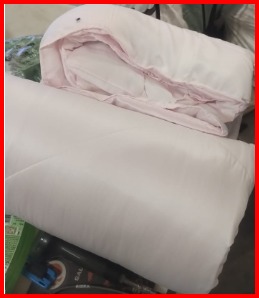 Pink Comforter 120 Gsm Polyester Soft Reversible Comforter Queen Size