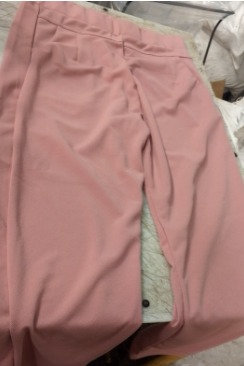 Dusty Pink Colour Trousers For Women Size 3Xl