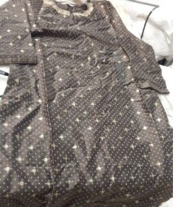 Avaasa Brown Print Straight Kurta Size Xs