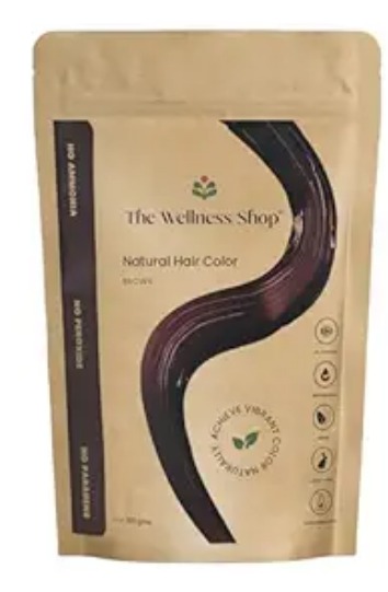 The Wellness Shop Natural Hair Brown Colour 100G