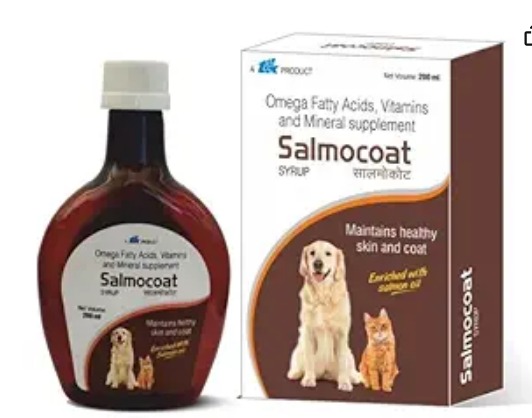 Health Care Ttk Salmocoat Syrup For Dogs And Cats 200Ml